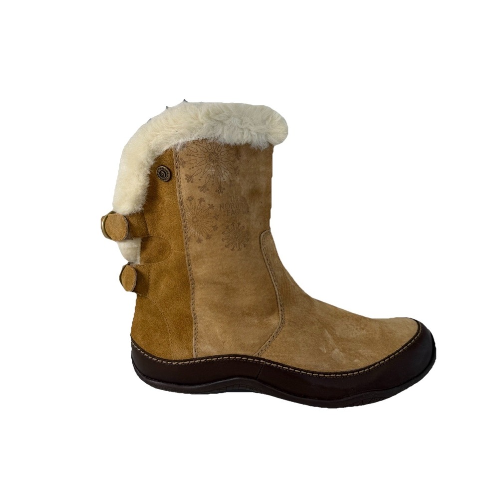 The‎ North Face Leather Winter Snow Boots Sherpa Women's Size 9 No Box